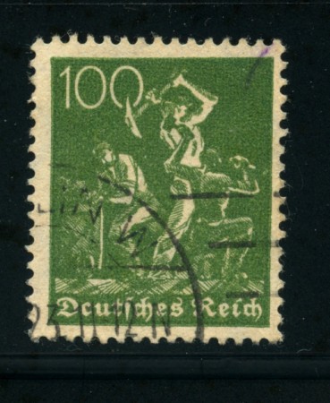 1922 - LOTTO/17779 - GERMANIA REICH - 100p. VERDE - USATO