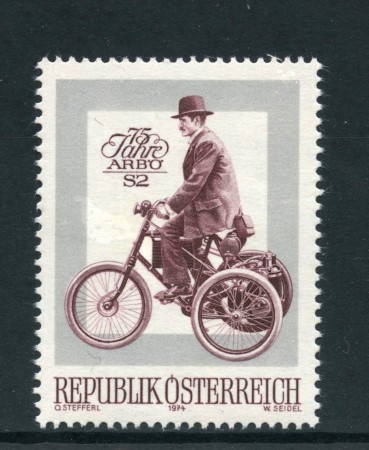 1974 - AUSTRIA - ARBO AUTO AMATORI - NUOVO - LOTTO/28008