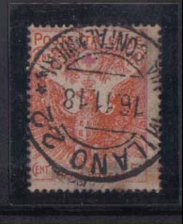 1915/16 - LOTTO/REG105U - REGNO -  20+5c. CROCE ROSSA - USATO