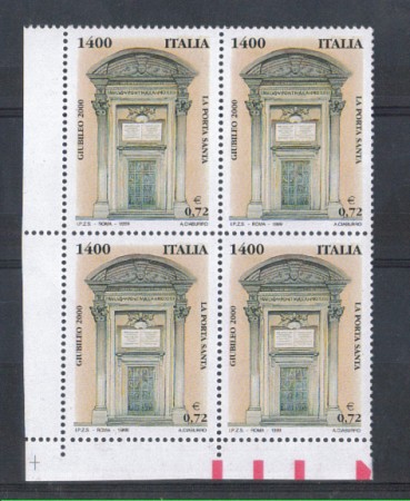1999 - LOTTO/5029 - REPUBBLICA - 1400  L. GIUBILEO