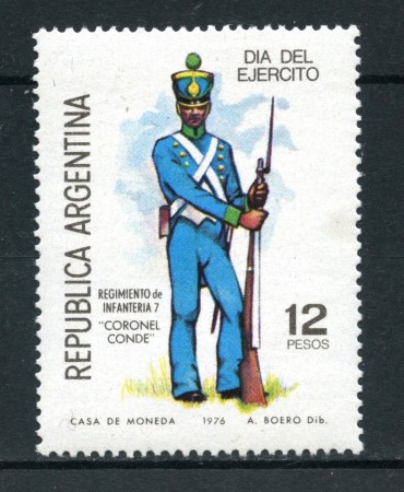 1976 - ARGENTINA - GIORNATA DELL'ESERCITO - NUOVO - LOTTO/27876