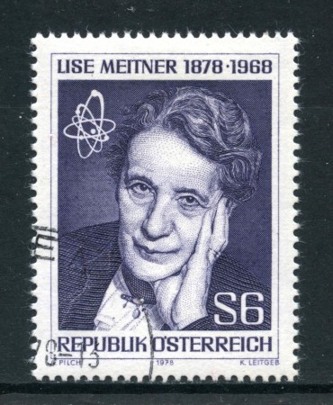 19878 - AUSTRIA - LISE MEITNER - USATO - LOTTO/28121