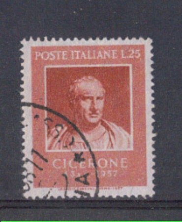 1957 - LOTTO/6322U - REPUBBLICA - 25 L. CICERONE USATO