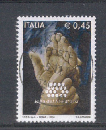 2004 - LOTTO/7480U - REPUBBLICA - LEGA FILO D'ORO - USATO