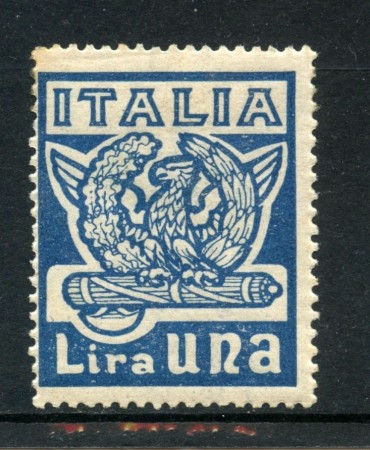 1923 - REGNO - 1 LIRA MARCIA SU ROMA - LINGUELLATO - LOTTO/30092