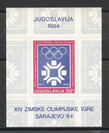 1983 - JUGOSLAVIA - LOTTO/38300 - OLIMPIADI  SARAJEVO - FOGLIETTO NUOVO