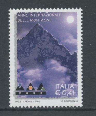2002 - REPUBBLICA - ANNO DELLE MONTAGNE - NUOVO - LOTTO/25593