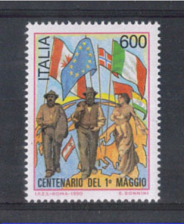 1990 - LOTTO/6939 - REPUBBLICA - CENTENARIO 1° MAGGIO