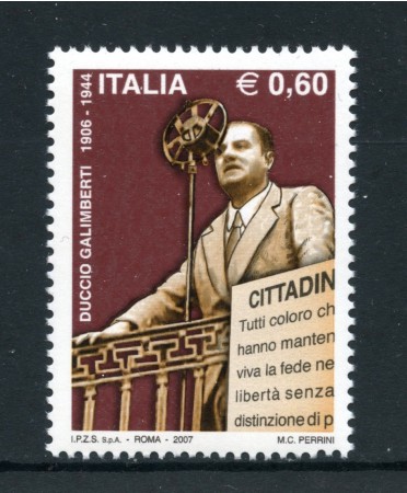 2007 - REPUBBLICA - DUCCIO GALIMBERTI - NUOVO - LOTTO/25442