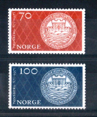 1971 - LOTTO/NORV576CPN - NORVEGIA - CITTA' DI TONSBERG - NUOVI