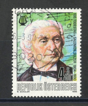 1990 - AUSTRIA - SALOMON SULZER - USATO - LOTTO/39593