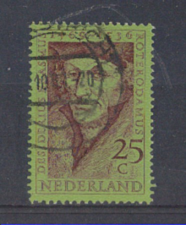 1969 - LOTTO/8838U - OLANDA - ERASMO DA ROTTERDAM - USATO