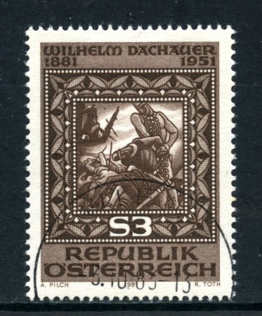 1981 - AUSTRIA - WIHELM DECHAUER - USATO - LOTTO/28217
