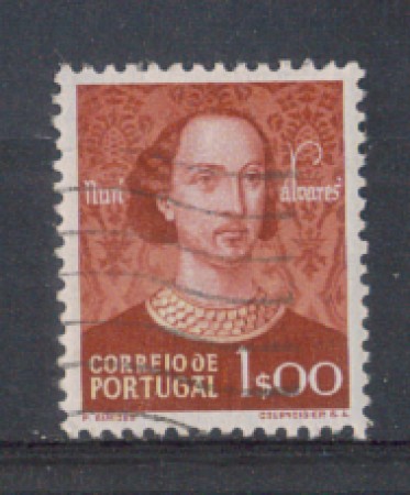 1949 - LOTTO/9729EU - PORTOGALLO - 1e. NUNO ALVAREZ - USATO
