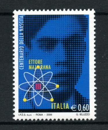 2006 - LOTTO/15191 - REPUBBLICA - ETTORE MAJORANA SCIENZIATO - NUOVO