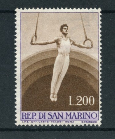 1954 - LOTTO/2642B - S. MARINO - 250 Lire GINNASTA NUOVO
