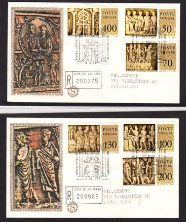 1977 - LOTTO/13247 - VATICANO - MUSEI VATICANI - 2 BUSTE