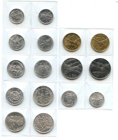 LOTTO/M16658 - SAN MARINO - LOTTO DI 16 MONETE FDC