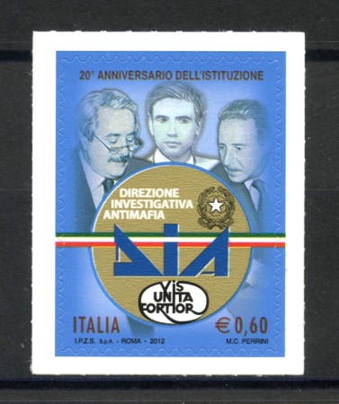 2012 - REPUBBLICA - DIREZIONE ANTIMAFIA  DIA - NUOVO - LOTTO/37157