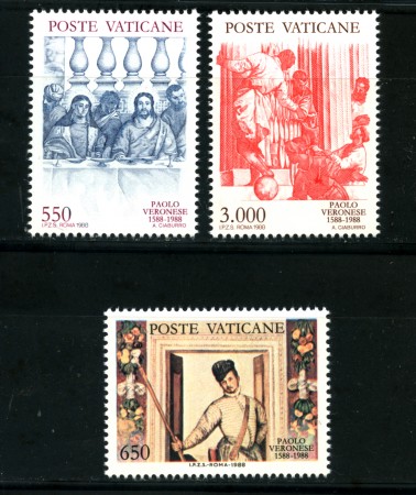 1988 - LOTTO/22162 - VATICANO - PAOLO IL VERONESE 3v. - NUOVI