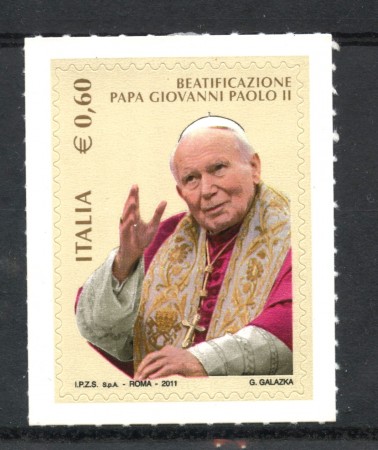 2011 - REPUBBLICA - PAPA GIOVANNI PAOLO II - NUOVO - LOTTO/30615