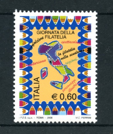 2008 - LOTTO/21250 - REPUBBLICA - GIORNATA DELLA FILATELIA - NUOVO
