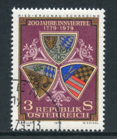 1979 - AUSTRIA - ANNESSIONE INNVERTIEL - USATO - LOTTO/28148