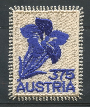 2008 - AUSTRIA - RICAMO DEL VORARLBERG  GENZIANA - NUOVO- LOTTO/33448