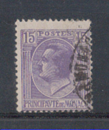1924 - LOTTO/8507U - MONACO - 15c. VIOLETTO - USATO