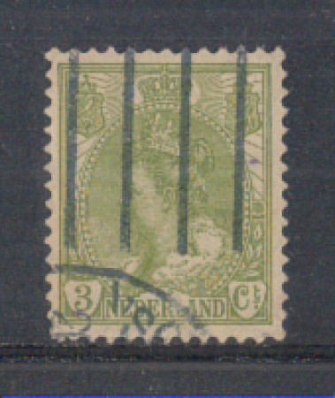 1898 - LOTTO/4005BU - OLANDA - 3c. VERDE - USATO