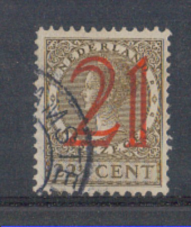 1929 - LOTTO/8658U - OLANDA - 21c. SU 22,5c. USATO