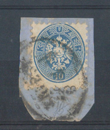 1863/64 - LBF/2005 - AUSTRIA - 10 Kr. AZZURRO