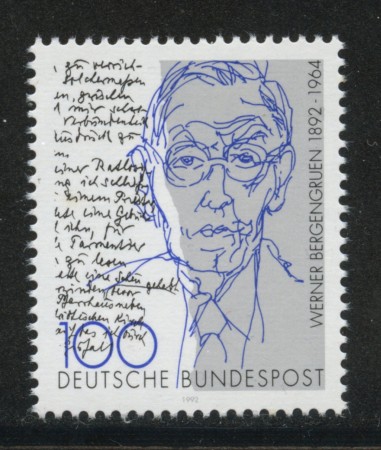 1992 - LOTTO/19031 - GERMANIA - WERNER BERGENGRUEN - NUOVO