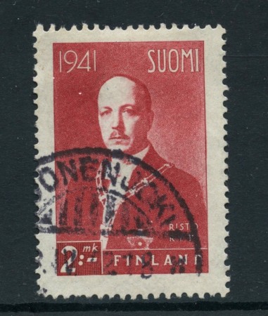 1941 - FINLANDIA - 2 M. PRESIDENTE RISTO  RYTI - USATO - LOTTO/28378