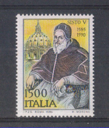1985 - LOTTO/6829 - REPUBBLICA - PAPA SISTO V° - NUOVO