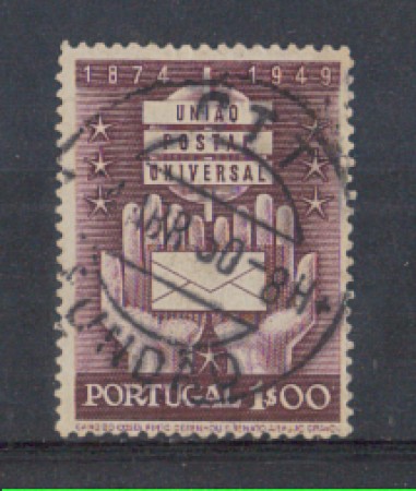 1949 - LOTTO/9731AU - PORTOGALLO - 1e. U.P.U. - USATO