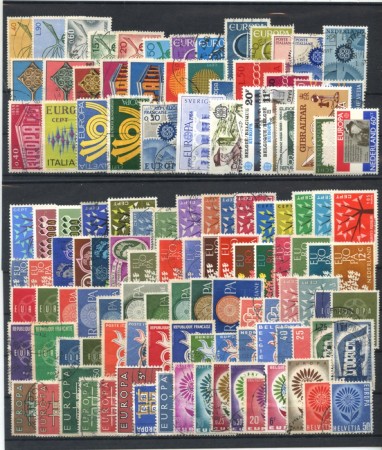 EUROPA - LOTTO/48267 - COLLEZIONE DI 120 FRANCOBOLLI  TEMA EUROPA 