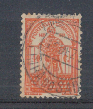 1931 - LOTTO/9690CU - PORTOGALLO -  40c. A. PEREIRA - USATO