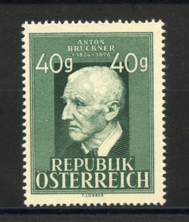 1949 - AUSTRIA - ANTON BRUCKNER  NUOVO - LOTTO/34074