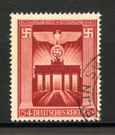 1943 - GERMANIA REICH - REGIME NAZIONAL SOCIALISTA  - USATO - LOTTO/37521