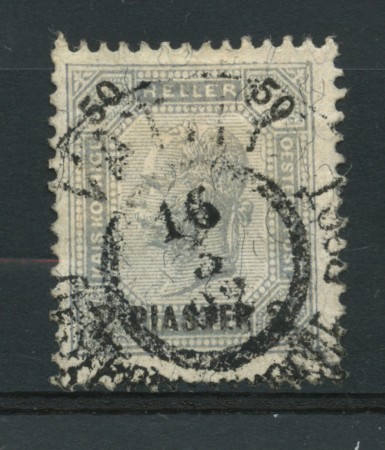1900 - LOTTO/14034 - AUSTRIA LEVANTE - 2pi. su 50h. GRIGIO AZZURRO - USATO