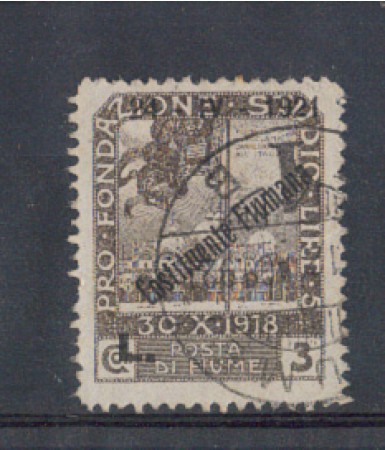 1921 - LOTTO/OCP5580 - FIUME - 3 L. COSTITUENTE FIUMANA - USATO