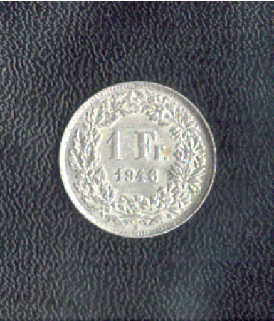1946 - LOTTO/MSVI1946F - SVIZZERA - 1 FRANCO ARGENTO