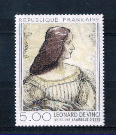 1986 - LOTTO/FRA2444N - FRANCIA - 5 Fr. LEONARDO da VINCI - NUOVO