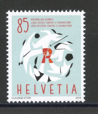 2018 - SVIZZERA - LOTTO/39728 - RHEUMALIGA  - NUOVO