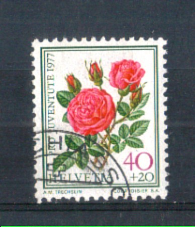 1977 - LOTTO/SVI1043U - SVIZZERA - 40+20c. PRO JUVENTUTE - USATO
