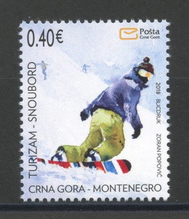 2018 - MONTENEGRO REPUBBLICA - SPORT SNOWBOARDER - NUOVO - LOTTO/35017