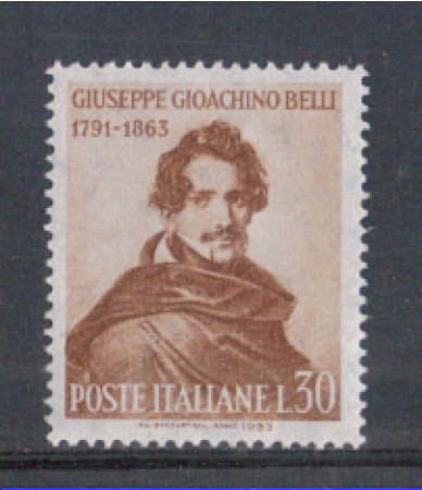 1963 - LOTTO/6421 - REPUBBLICA - GIOACCHINO BELLI