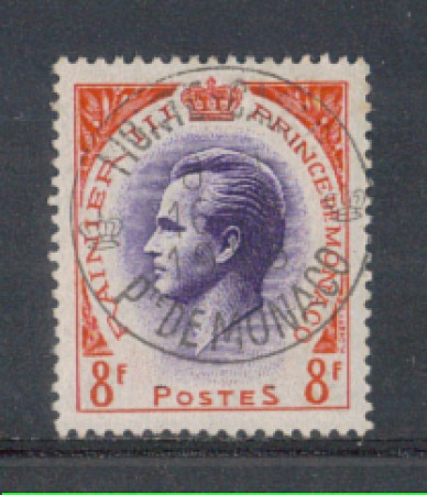 1955 - LOTTO/8628BU - MONACO - 8 Fr. RANIERI III° - USATO