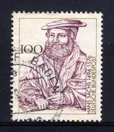 1994 - LOTTO/19102U - GERMANIA - HANS SACHS POETA - USATO